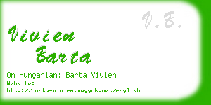 vivien barta business card